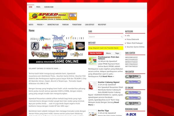 Newspost theme site design template sample