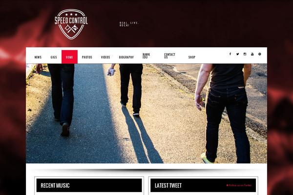 IronBand theme site design template sample