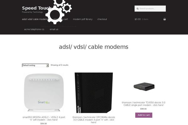 Storefront theme site design template sample