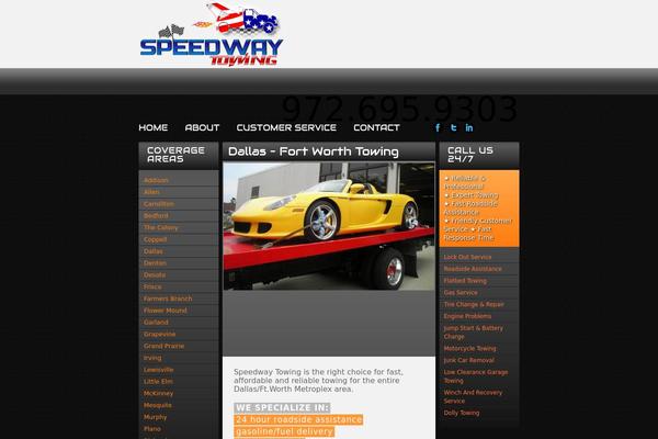Speedway theme site design template sample