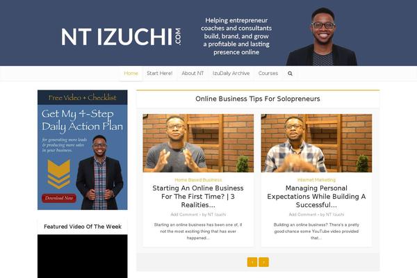 Voice theme site design template sample