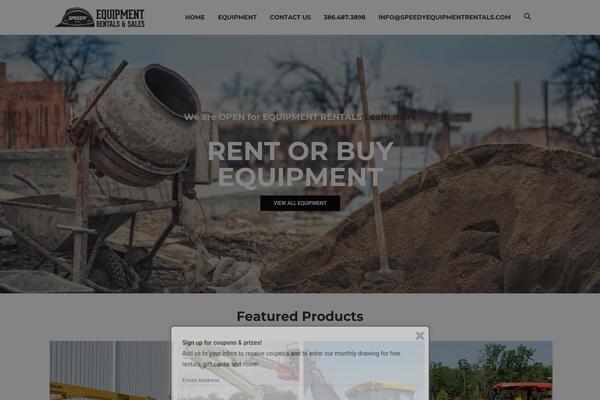 speedyequipmentrentals.com site used Hosoren