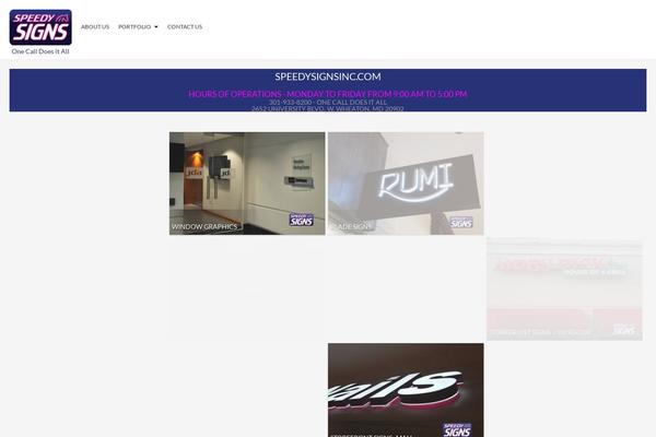 Studiofolio theme site design template sample