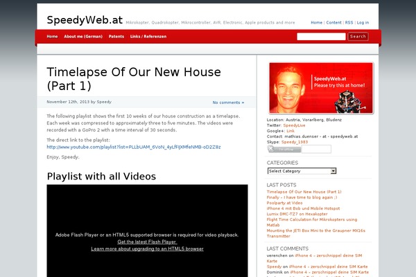 Site using CodeColorer plugin