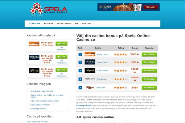Slots Theme theme site design template sample