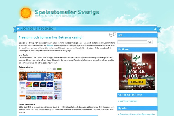 Sunny Blue Sky theme site design template sample