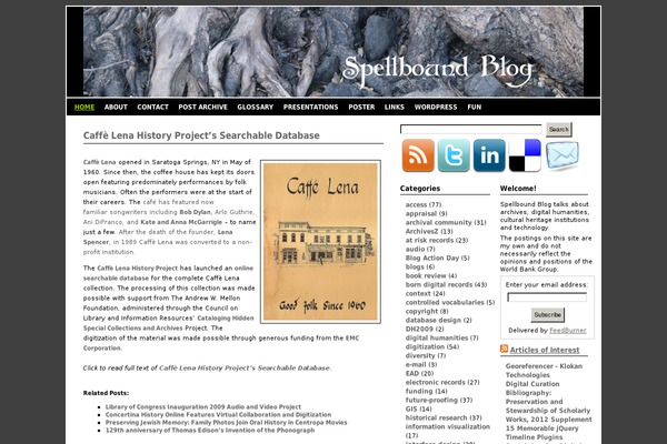 Site using Flexo Archives plugin