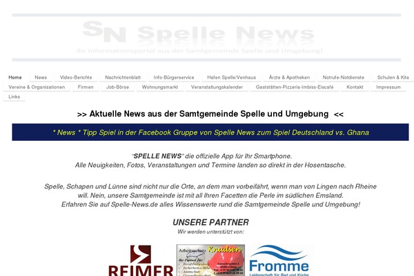Site using HT News Ticker plugin