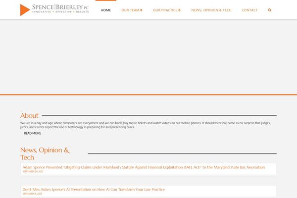 Site using Cornerstone plugin