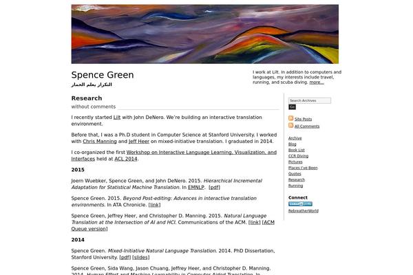 Cleartype theme site design template sample