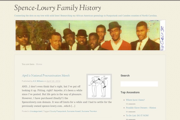 spencelowry.com site used My Life