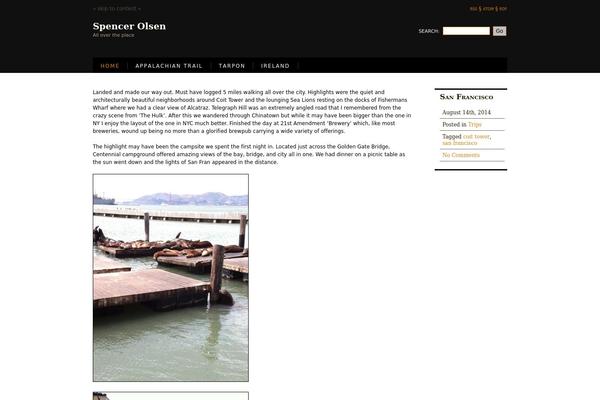 Ocular Professor theme site design template sample