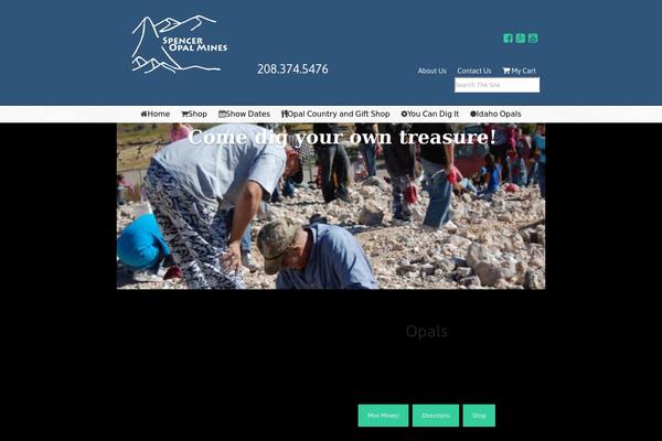 opal theme site design template sample
