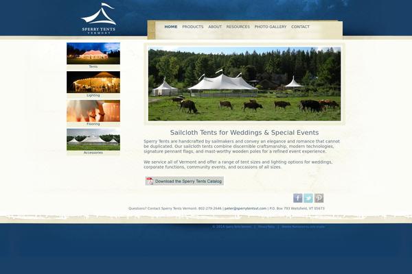 sperrytentsvt.com site used Sperrytents