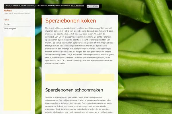 sperziebonenkoken.net site used Confit
