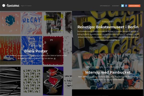 Booklet theme websites examples