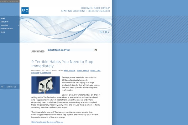 spg-blogs.com site used Jpdstudio