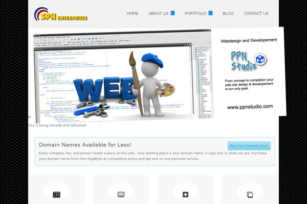Creativo theme site design template sample