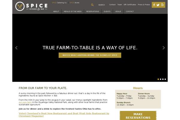spicekitchenandbar.com site used Spicekitchenbar