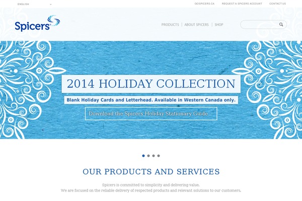 S theme site design template sample
