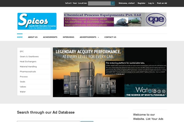 spicos.com site used Classifier