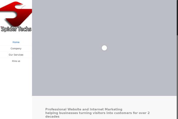 Voice theme site design template sample