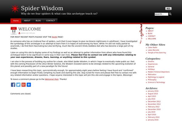 Stardust theme site design template sample