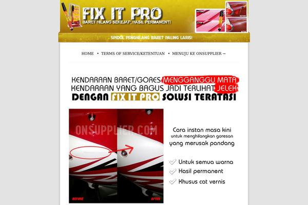 spidolfixitpro.com site used Minisitemaniac