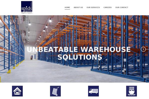 Global Logistics theme site design template sample