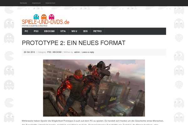 spiele-und-dvds.de site used Gamenews