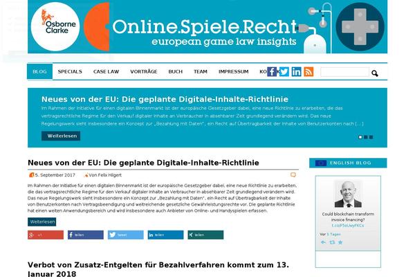 Site using Scroll Triggered Boxes plugin