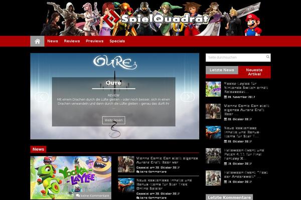 Discover theme site design template sample