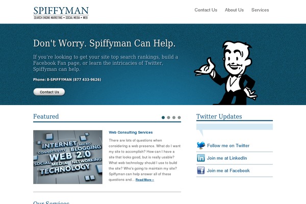 spiffyman.com site used consultant