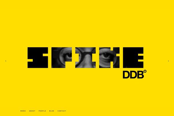 Spike theme site design template sample