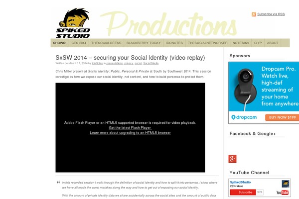 spikedstudio.com site used Headway-209