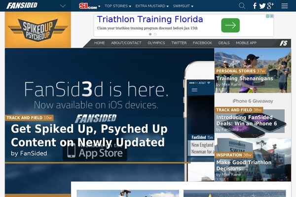 Fansided_v4 theme site design template sample