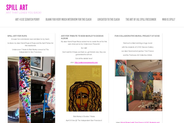 Shaken Grid Lite theme site design template sample