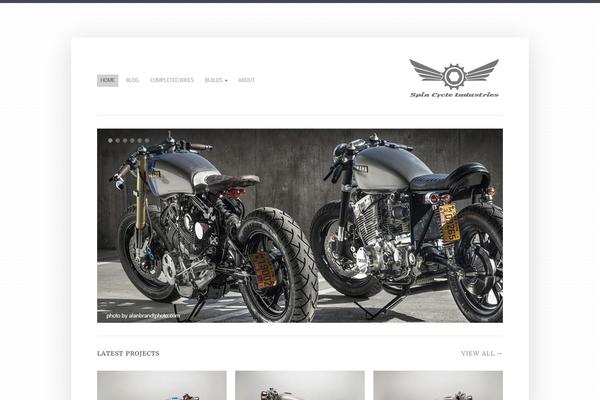 Equilibrium theme site design template sample