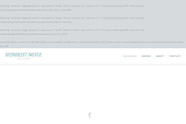 Haven theme site design template sample