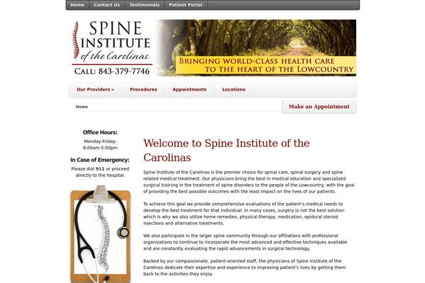 Skeleton theme site design template sample