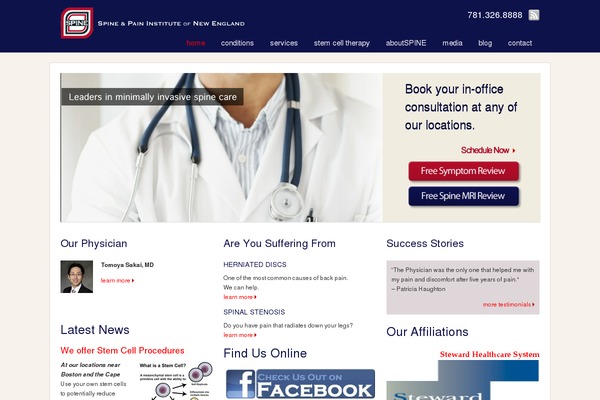 Site using Responsive Tabs plugin