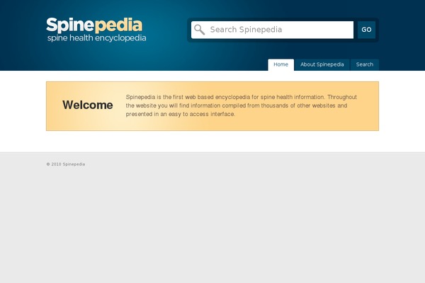 spinepedia.com site used Wiki