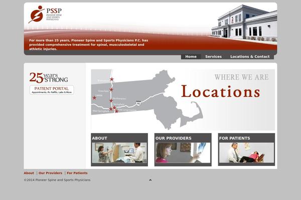 Strappress theme site design template sample