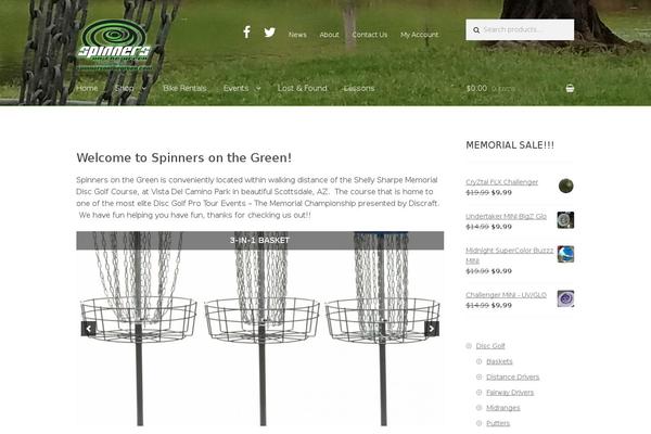 Site using Storefront-designer plugin