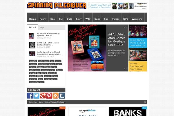 spinningpiledriver.com site used FlyingNews
