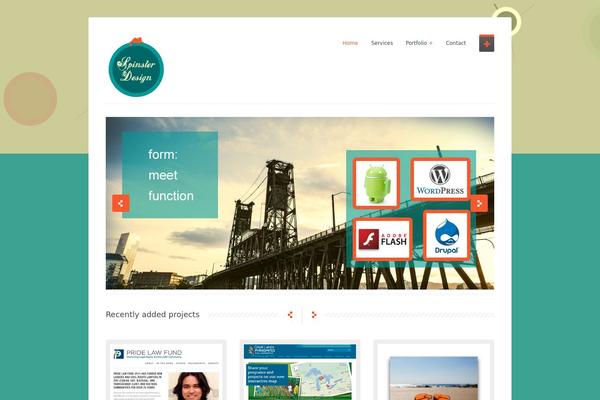 spinsterdesign.com site used Modena