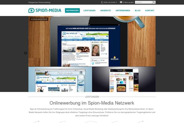 Horizon theme site design template sample