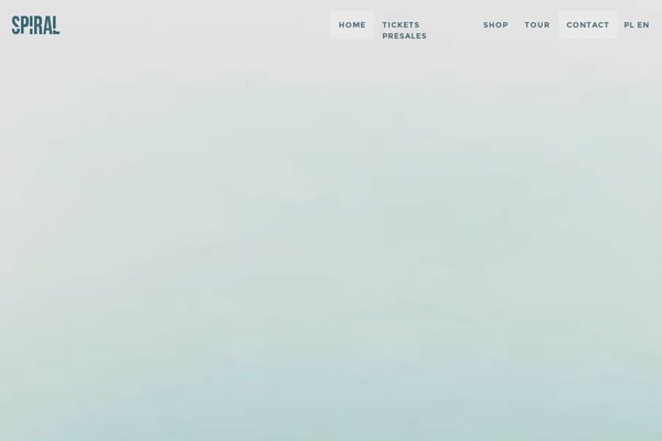 Spiral theme site design template sample