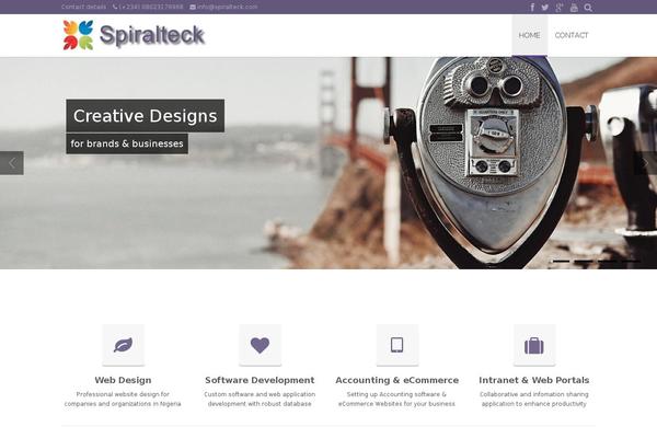 Fade theme site design template sample