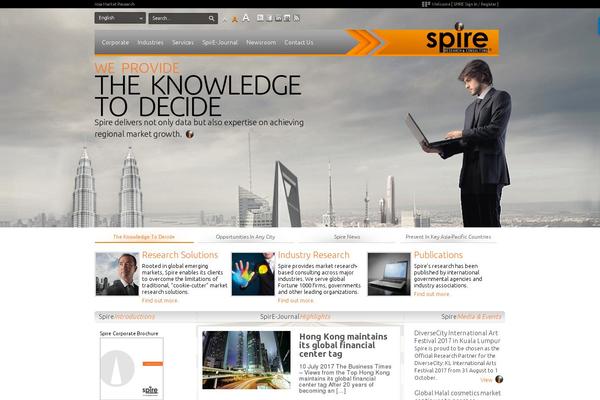 spire WordPress theme, websites list used spire theme spire theme websites examples